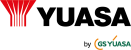 Yuasa by GS Yuasa Logo - Horizontal - White Background - Isolation Zone